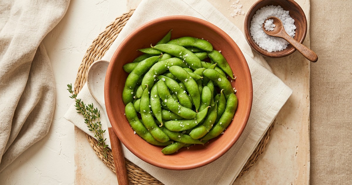 Edamame with Sea Salt: The Perfect GLP-1 Protein Snack