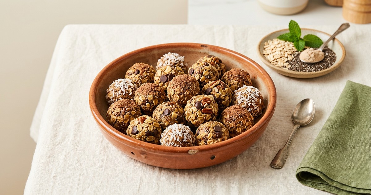 No-Bake Protein Balls: High-Protein GLP-1 Snack for the Week