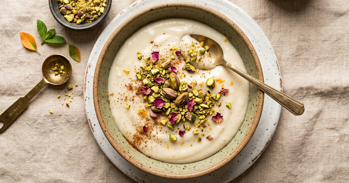 One-Pot Levantine Orange Blossom Tofu Pudding: Plant-Based GLP-1 Sweet