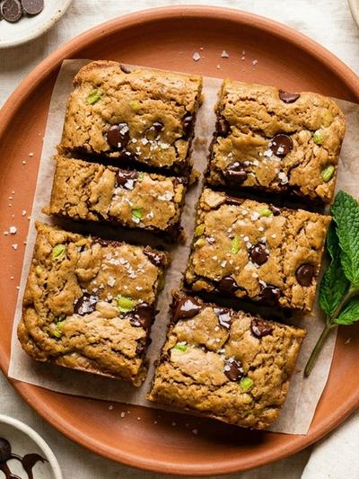 Air Fryer Edamame Protein Blondies: Fudgy High-Protein GLP-1 Treat
