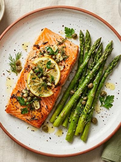 Baked Salmon with Asparagus: Omega-3 Dinner Ready in 20 Minutes