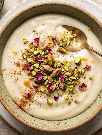 One-Pot Levantine Orange Blossom Tofu Pudding: Plant-Based GLP-1 Sweet