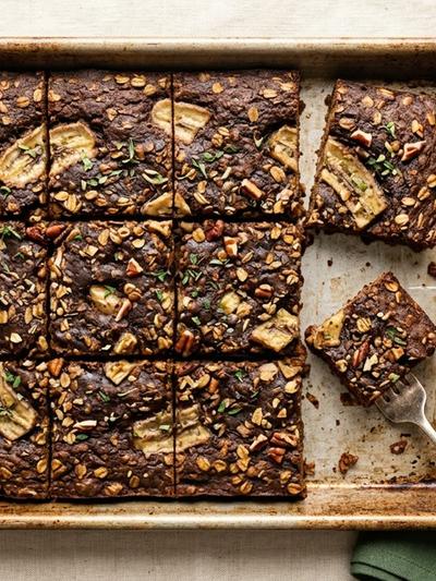 Sheet Pan Jamaican Beef and Banana Protein Bars