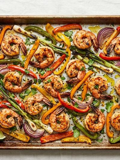 Sheet Pan Shrimp Fajitas: 20-Minute GLP-1 Dinner