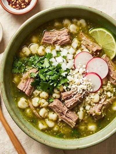 Slow Cooker Mexican Pork Pozole Verde: Warm GLP-1 Breakfast
