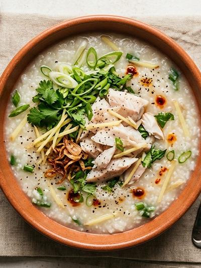 Slow Cooker Vietnamese Ginger Fish Congee: Warming GLP-1 Bowl