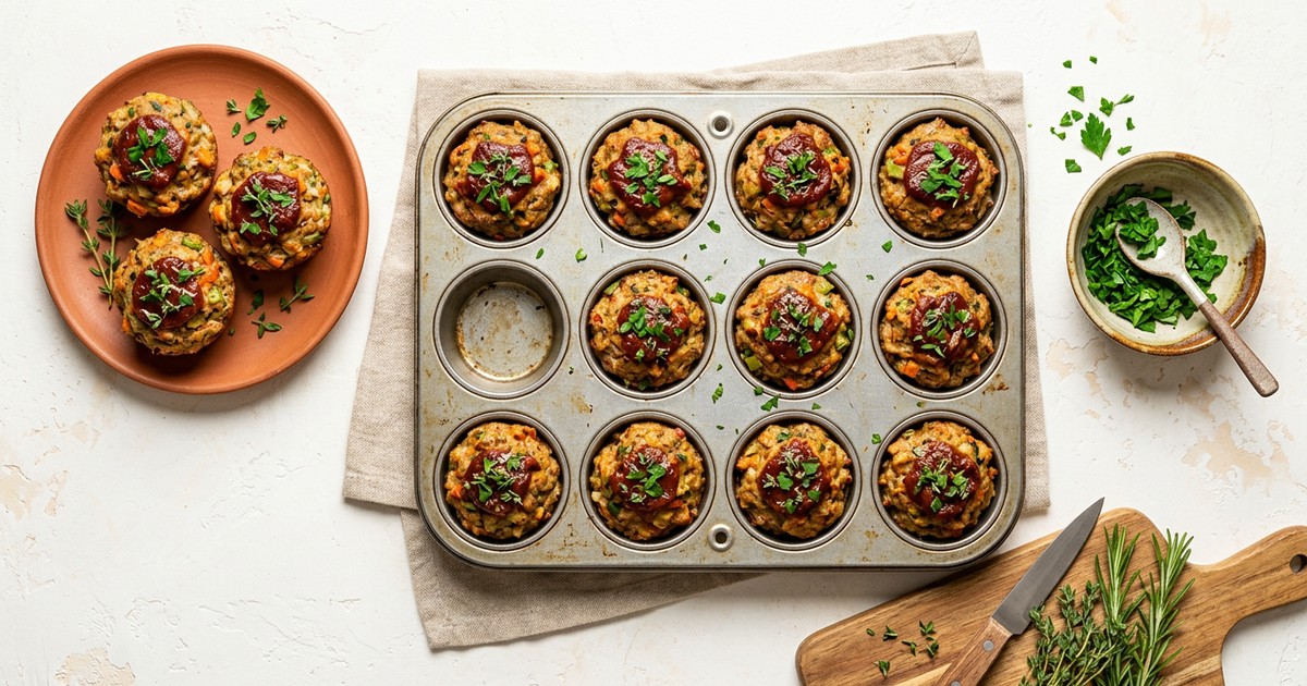 Turkey Meatloaf Muffins: Portion-Perfect Protein Prep for GLP-1